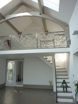 Mezzanine at Rear of Living Room