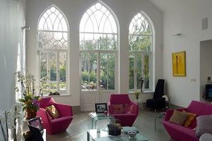 Living room extension looking towards the garden