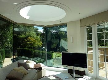 Family Room Extension with Circular Rooflight